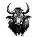 Carabao tattoo design idea