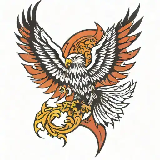 Philippines, Eagle, tribal tattoo tattoo design idea
