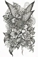 One More Light tattoo design idea