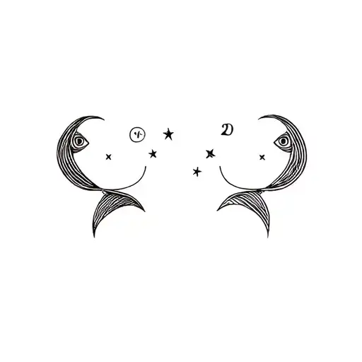 books, twenty one, Pisces and Gemini tattoo design idea