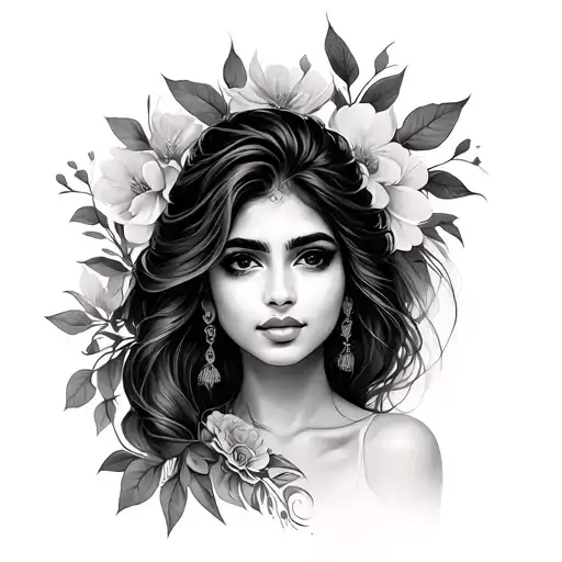 Shivani tattoo design idea