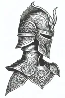 Viking armor tattoo tattoo design idea
