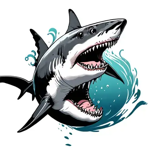 shark fiji tattoo design idea