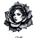 Celine tattoo design idea