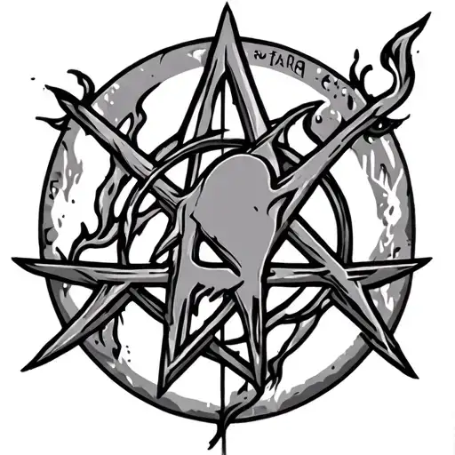 Cover Up Anarchy Symbol Tattoo tattoo design idea