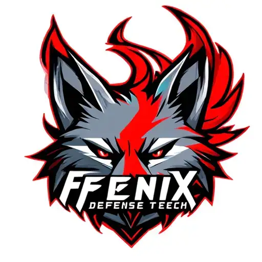 "Fenix Defense Tech" "Fenix Defense Tech" Military War Style Fox Head with Phoenix Body with strength logo tattoo design idea