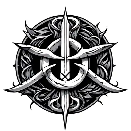 Bindrune tattoo design idea