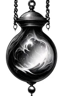 pendulum swinging tattoo design idea