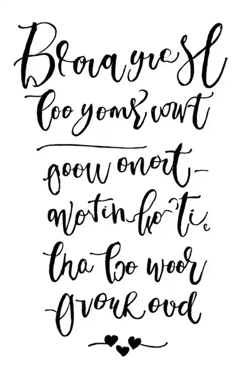 Book and Quote Bras tattoo design idea