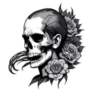 Loner tattoo design idea
