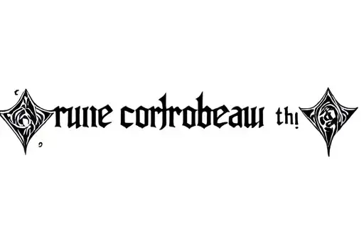 "Viking rune corbeau thor" tattoo design idea