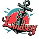 "Lindsey" anchor tattoo design idea