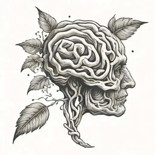 Alzheimer's disease tattoo design idea