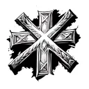 Jerusalem Cross tattoo design idea