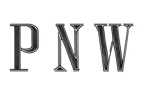 "PNW" tattoo design idea