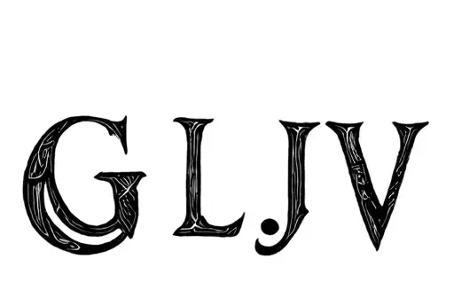 "G B L J V 
" tattoo design idea