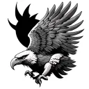 Roman Eagle tattoo design idea