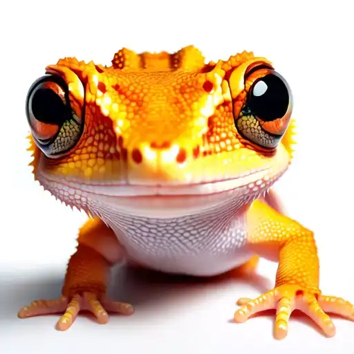 crested gecko playing tattoo design idea