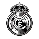 real madrid logo tattoo design idea