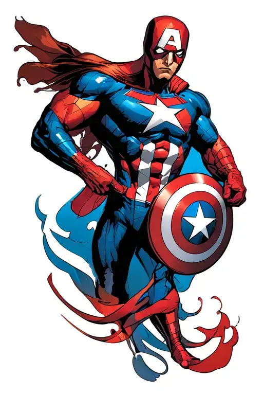 marvel comics tattoo design idea