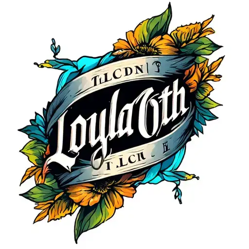 "TLCDN" Loyalty oath tattoo design idea