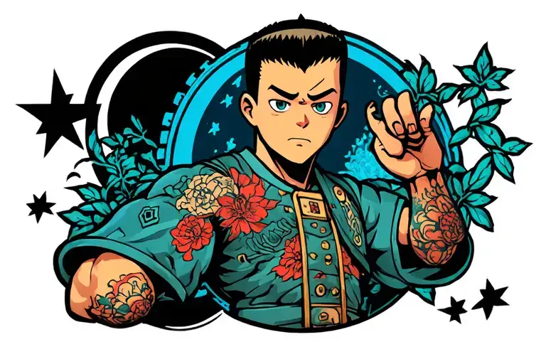 Fallout Vault Boy tattoo design idea