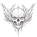 abide tattoo design idea