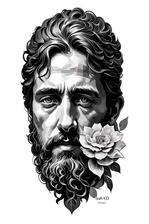 Isaiah 43:2–3 tattoo design idea