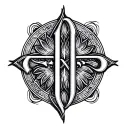 Two Word Ambigram Generator tattoo design idea