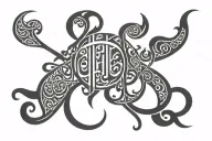 arabic calligraphy tattoo design idea