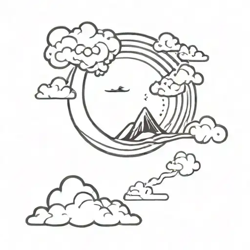 akatsuki cloud and pain tattoo design idea