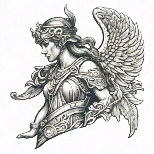 Athena Olympus tattoo design idea