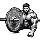 Powerlifting tattoo design idea