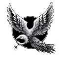Fourth Wing tattoo design idea