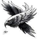 Fourth Wing tattoo design idea