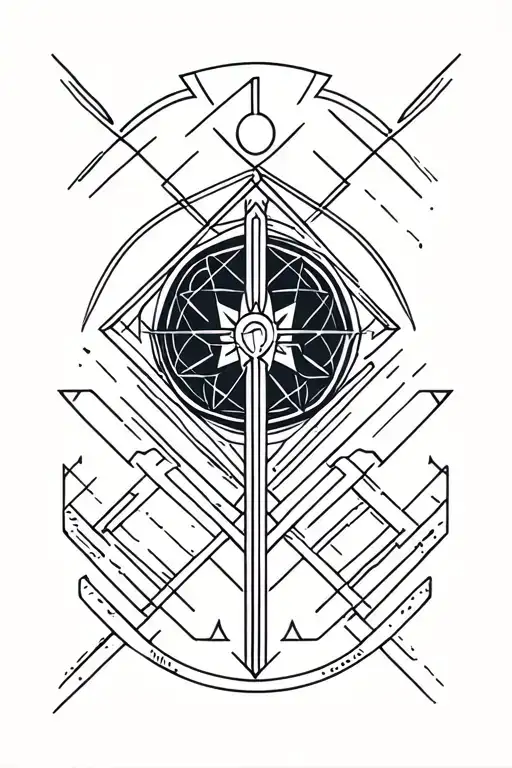 discipline Justice wisdom courage symbols tattoo design idea