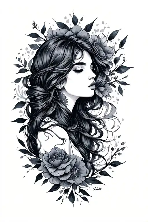 Based on the song "I will sing" by Lia Kali, a fine line tattoo. Minimalist tattoo design idea