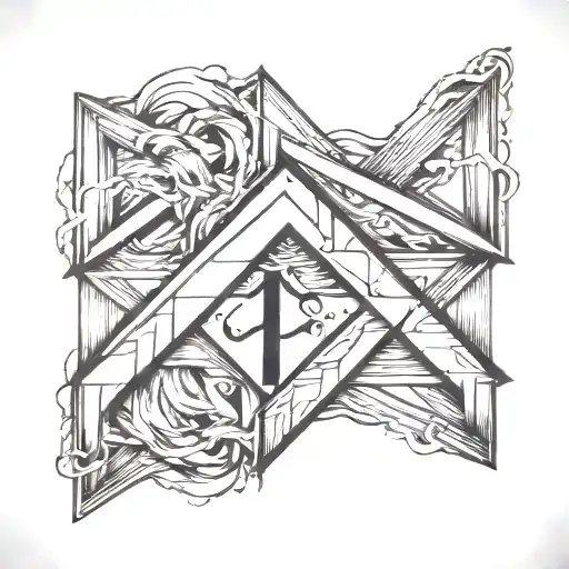 God is greater than highs and lows tattoo design idea