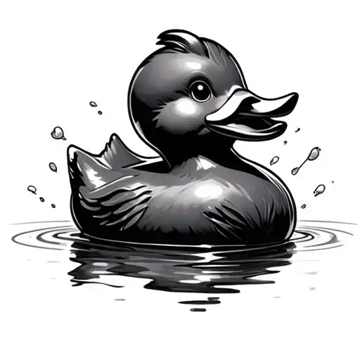 Rubber Duck tattoo design idea