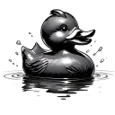 Rubber Duck tattoo design idea