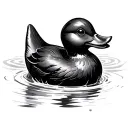 Rubber Duck tattoo design idea