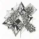 Newton's third law tattoo design idea