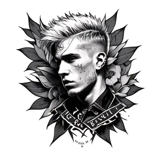Mgk tattoo design idea