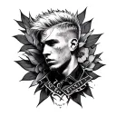 Mgk tattoo design idea
