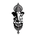 Lord Ganesha tattoo design idea