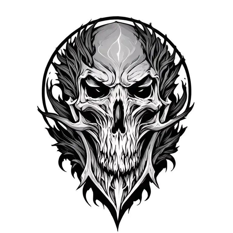 Symbal Hades tattoo design idea