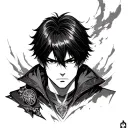 levi Ackerman attack on titan tattoo design idea