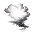 Filler Clouds and Smoke tattoo design idea
