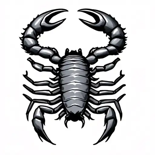 neck scorpion Japanese symbol and animal combined tattoo design idea