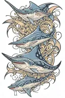 stingrays tattoo design idea